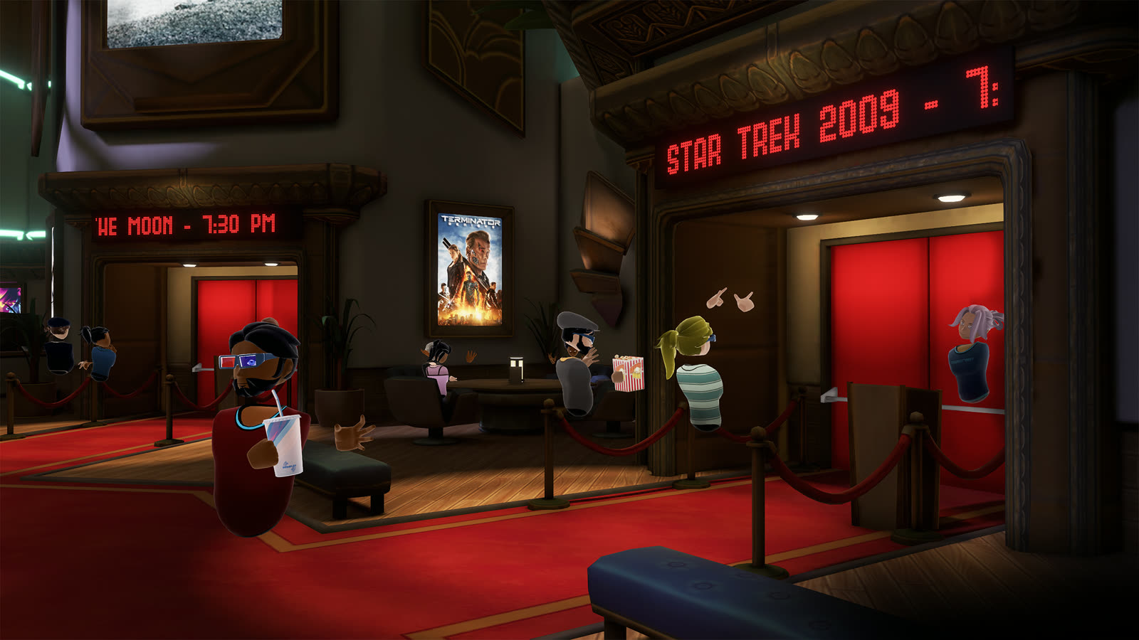 Bigscreen cinema lobby