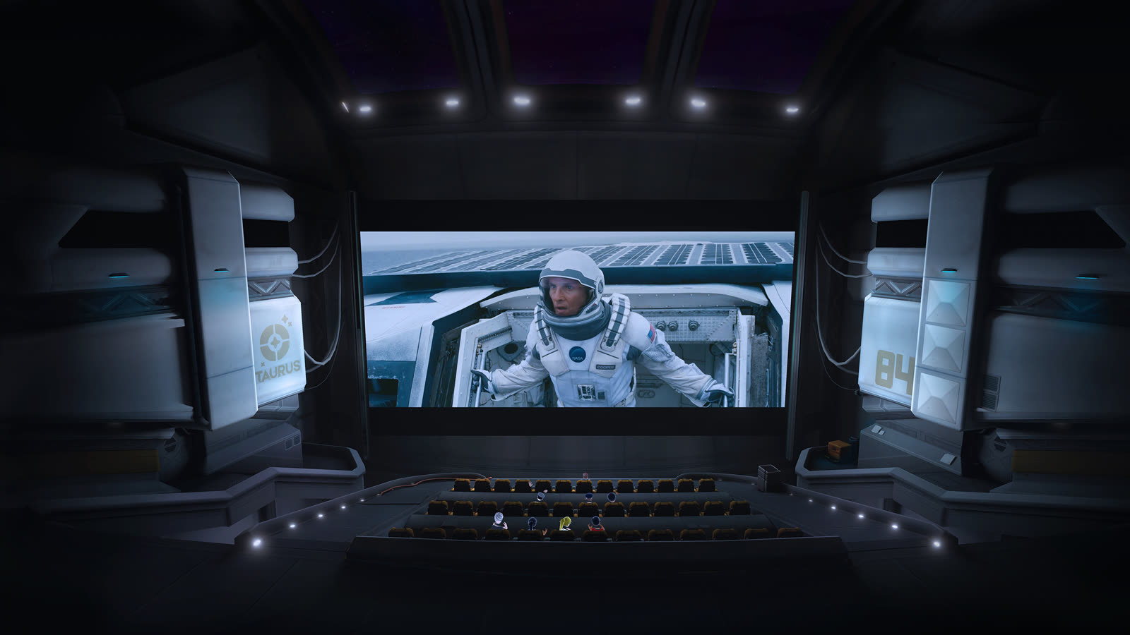 Bigscreen sci-fi cinema environment
